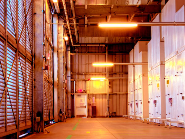 Interior of a large datacenter