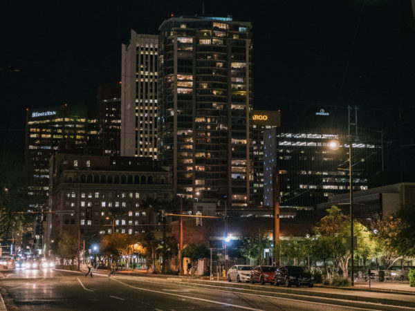 Downtown Phoenix at night