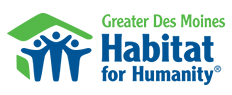 Logotyp för Greater Des Moines Habitat for Humanity