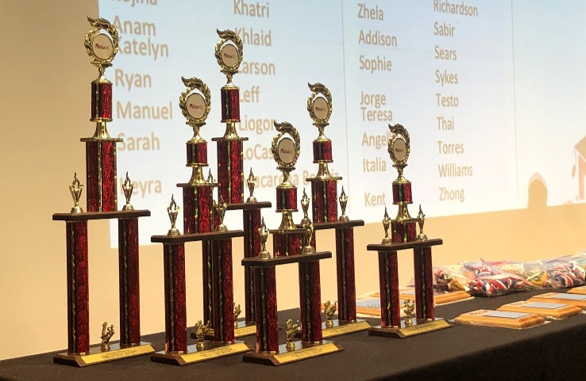 Trophies for the Phoenix MESA program
