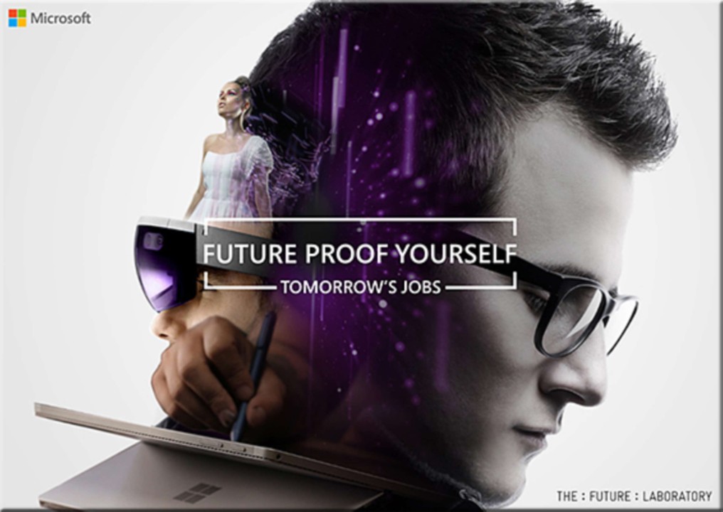 Image collage with the words "Future Proof Yourself" across the front