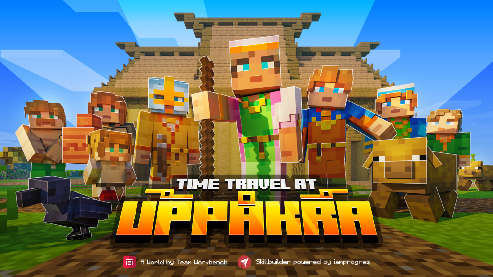 Tidsresor i Uppakra Minecraft skärmdump