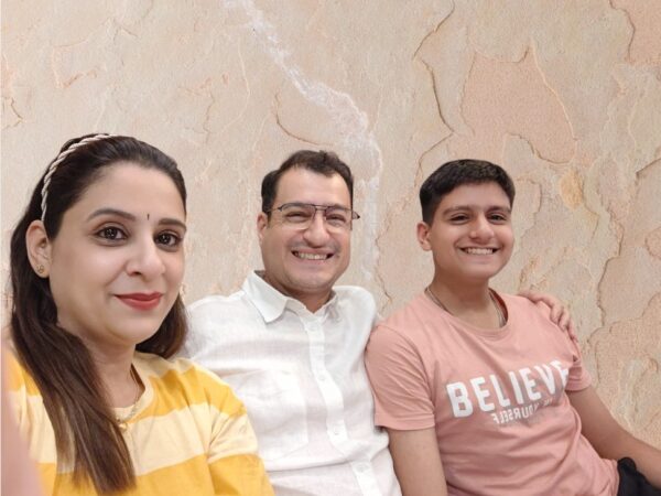 Rahul Dhar and his family