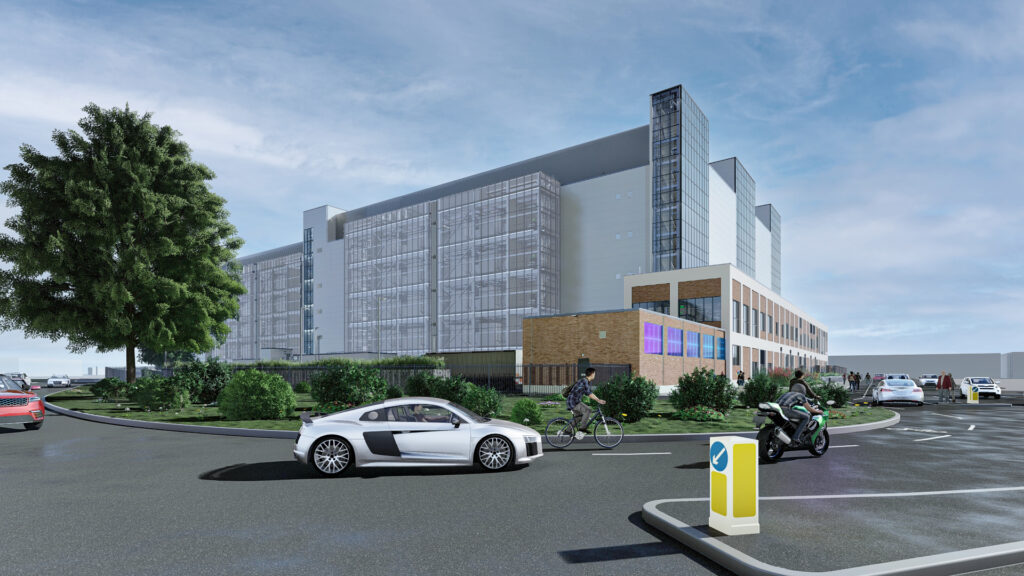 Rendering of the Park Royal Datacenter