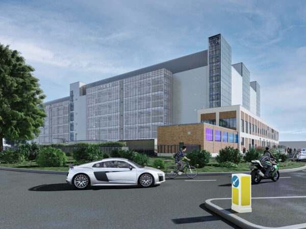 Rendering of the North Acton Datacenter