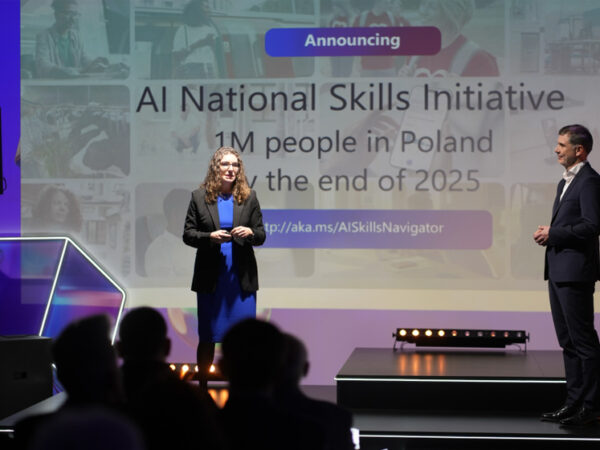 Microsoft announces AI Skilling commitment in Poland – one million people will gain new competences